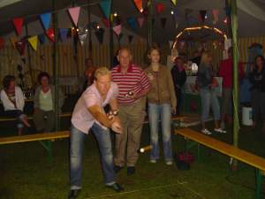 wel in de tent blijven...