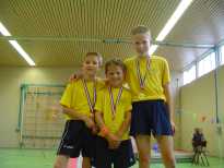 3 prijswinnaars van groep D (de jongens)